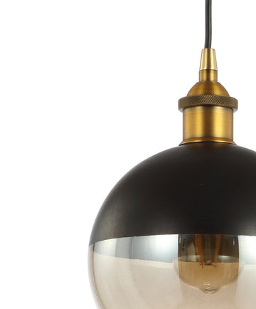 Nixon 7.5" Adjustable Drop Globe Metal/Glass LED Pendant - JONATHAN Y